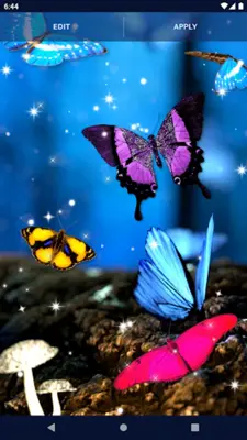 Butterfly Parallax Live Wallpaper android App screenshot 2